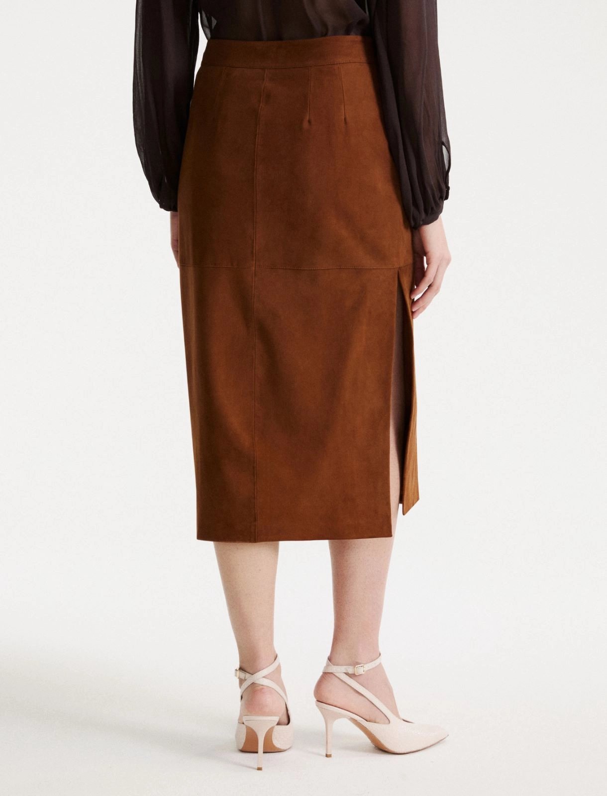 gonna a tubino in suede MLLMARMO 003 MARella 