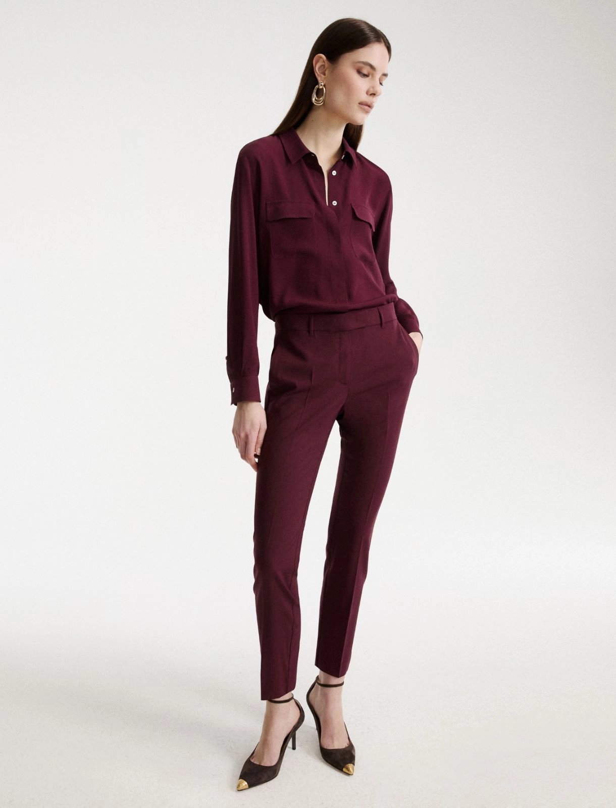 pantalone a sigaretta stretch MLLWHISKY 003 MARella 