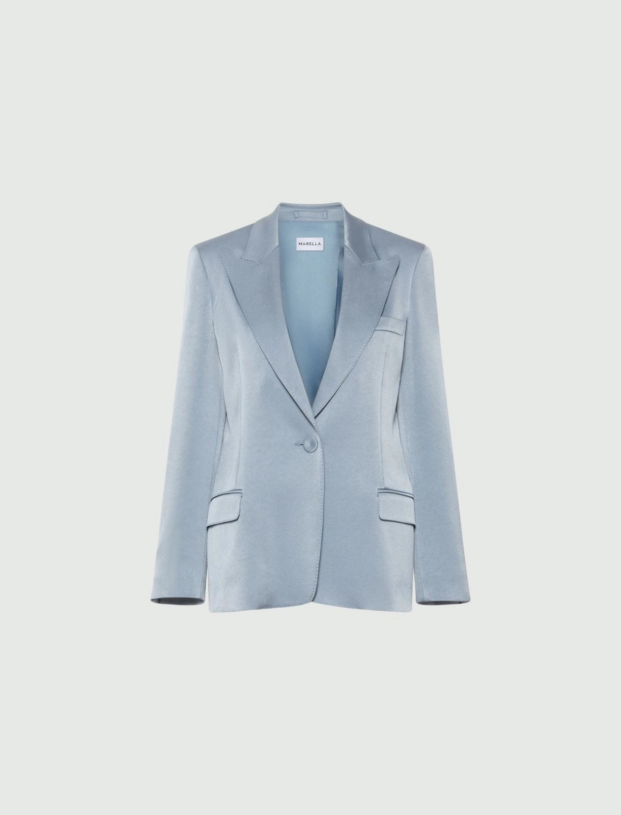 blazer monopetto in satin MLLZIMINO 002 MARella 