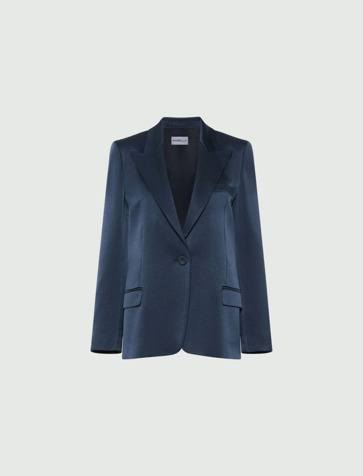 blazer monopetto in satin MLLZIMINO 003 MARella 