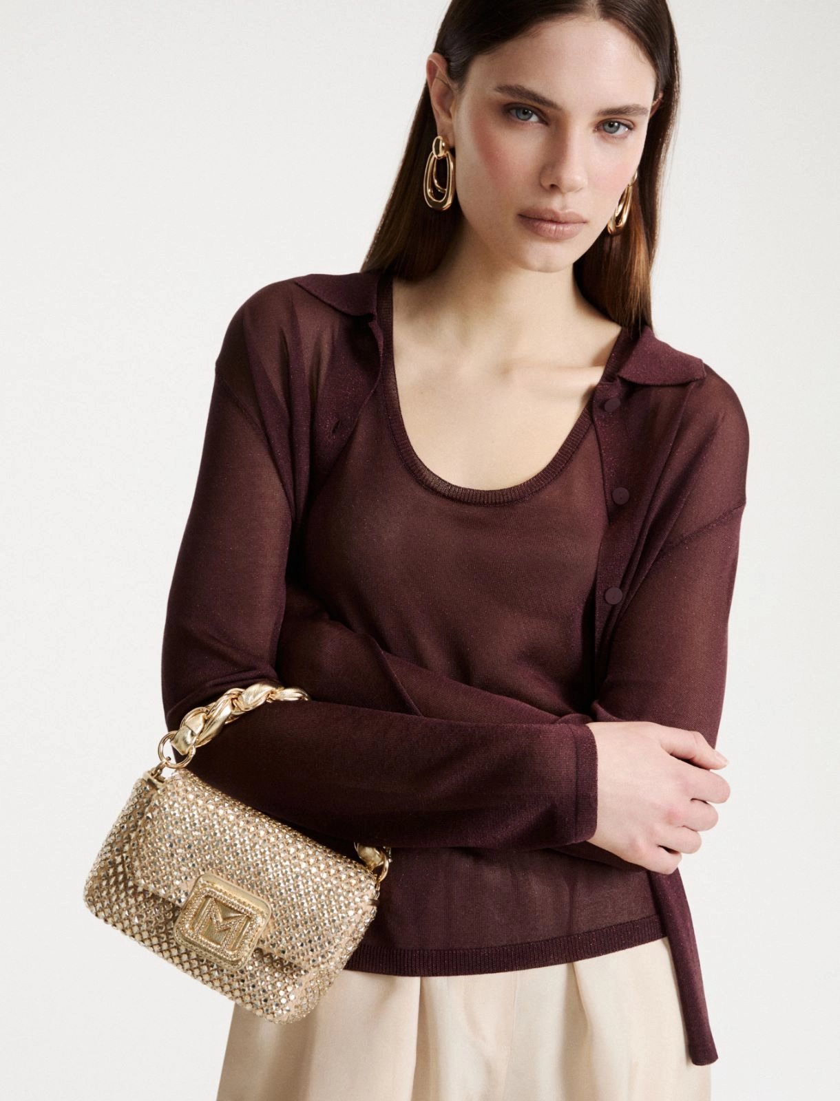 borsa le muse small con strass MLALONTRA3 001 MARella ACCESSORI 