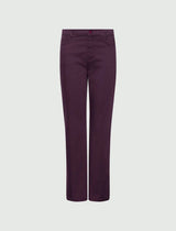 MARella MONOCHROME pantalone 5 tasche new flare Bordeaux