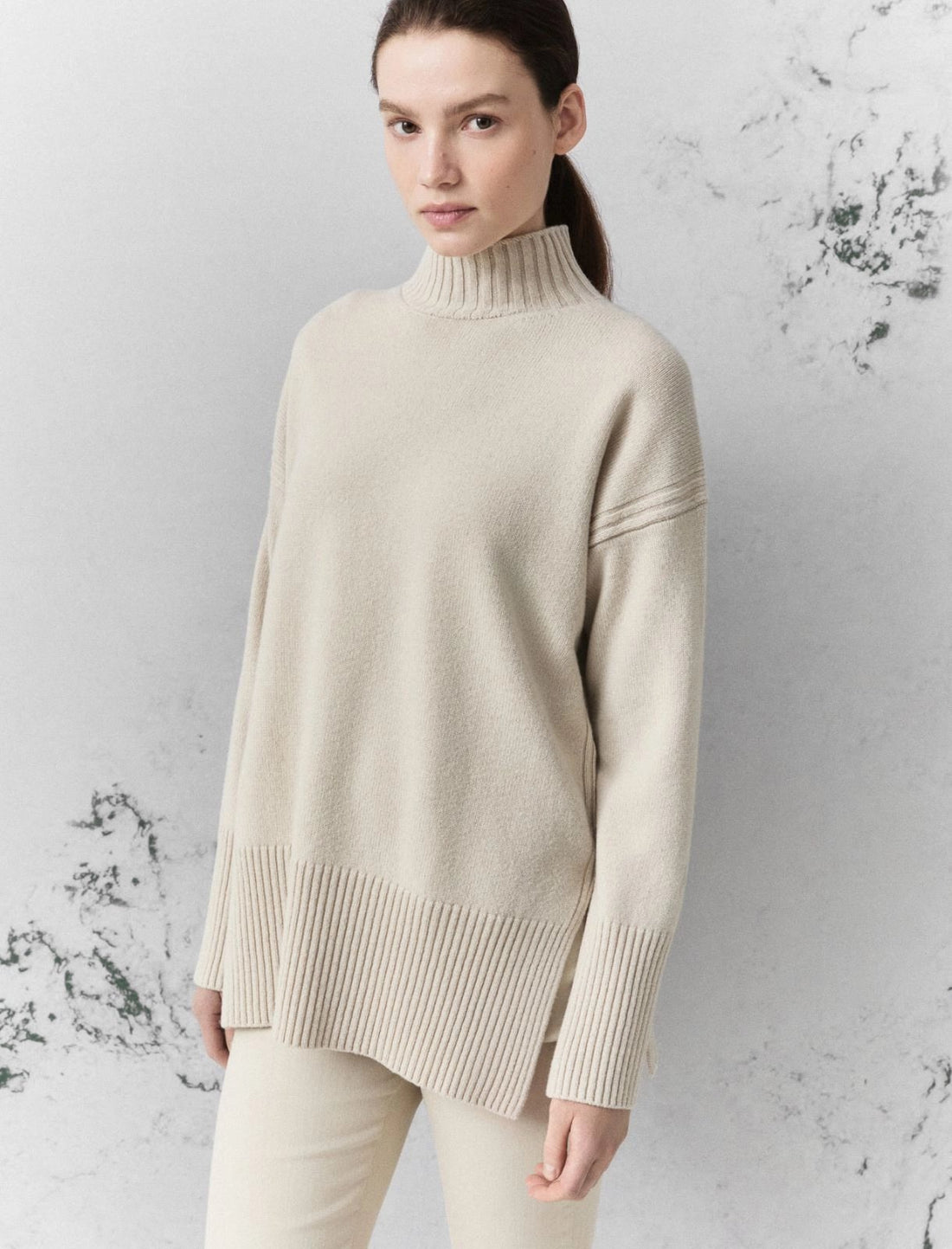 maglione a lupetto MLLQUOTA 001 MARella MONOCHROME 