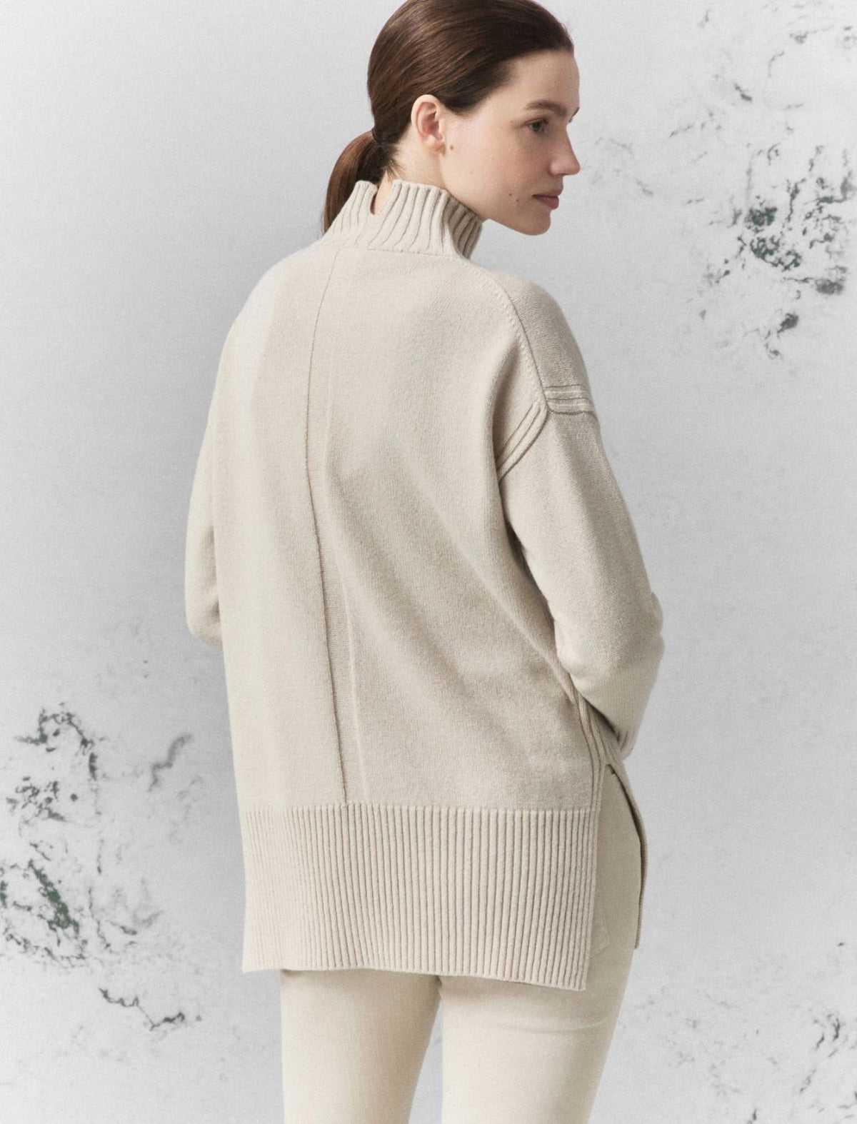 maglione a lupetto MLLQUOTA 001 MARella MONOCHROME 