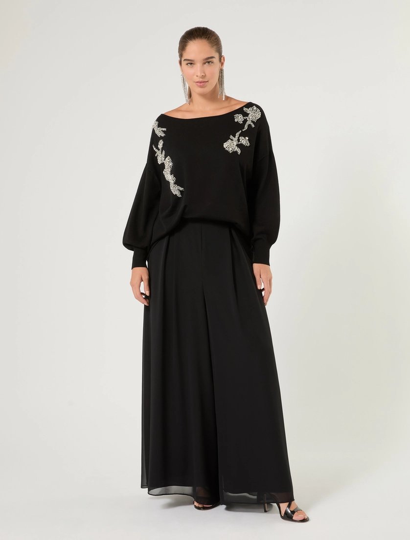 maglia con ricami MRELESENA 001 MARINA RINALDI 
