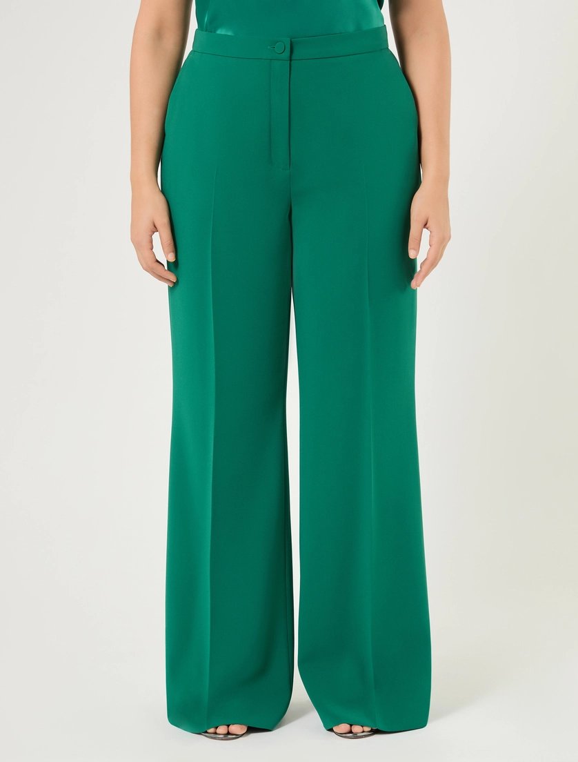 pantaloni flare in cady MREPONTILE 046 MARINA RINALDI 