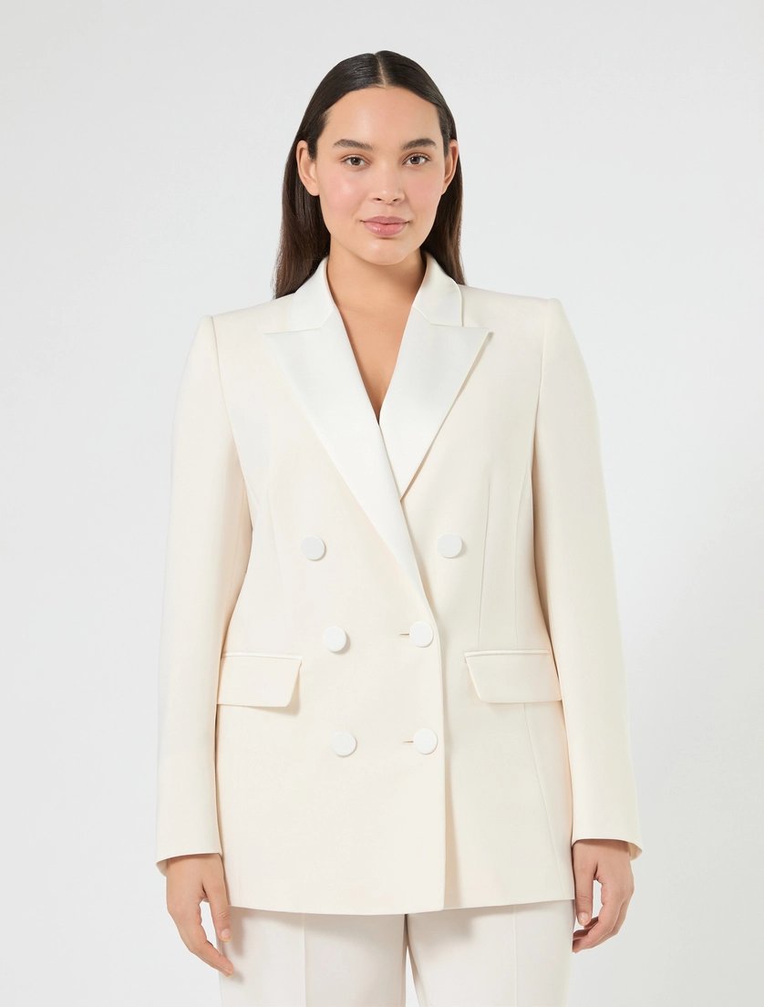 giacca blazer cady in raso MRESNOB 008 MARINA RINALDI 