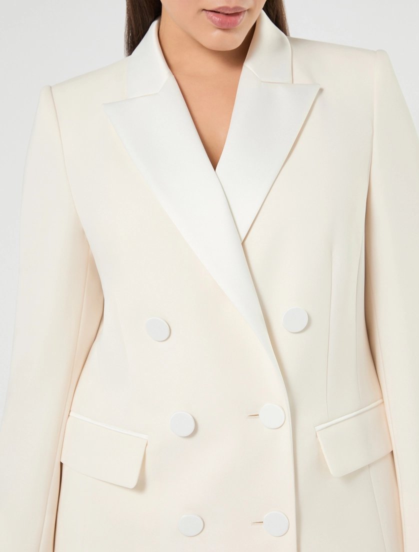 giacca blazer cady in raso MRESNOB 008 MARINA RINALDI 