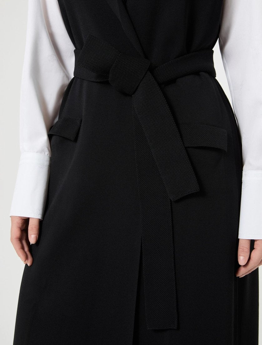 Gilet in viscosa opaca MRNLEALE 001 MARINA RINALDI 