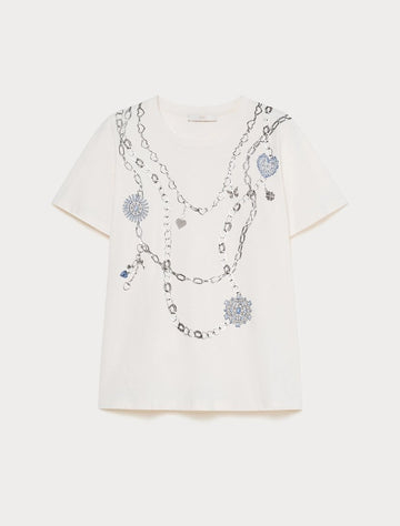 t-shirt con strass MRSFIESTA 013 MARINA SPORT 