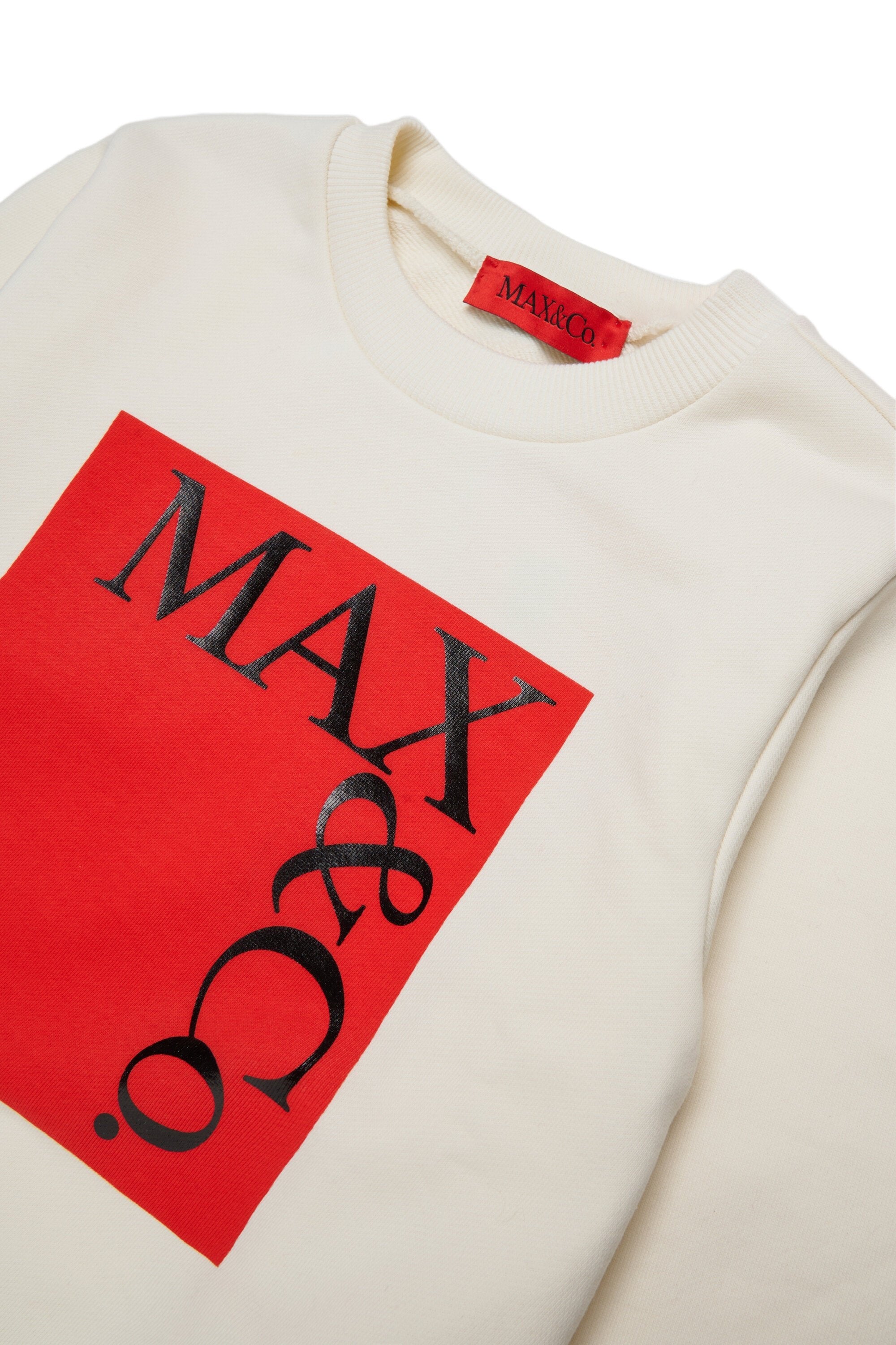 felpa con maxi logo MX0037 MX056 MX10E MAX&CO. KID 