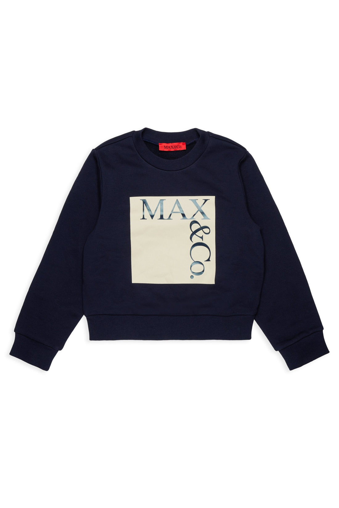 felpa con maxi logo MX0037 MX056 MX854 MAX&CO. KID 