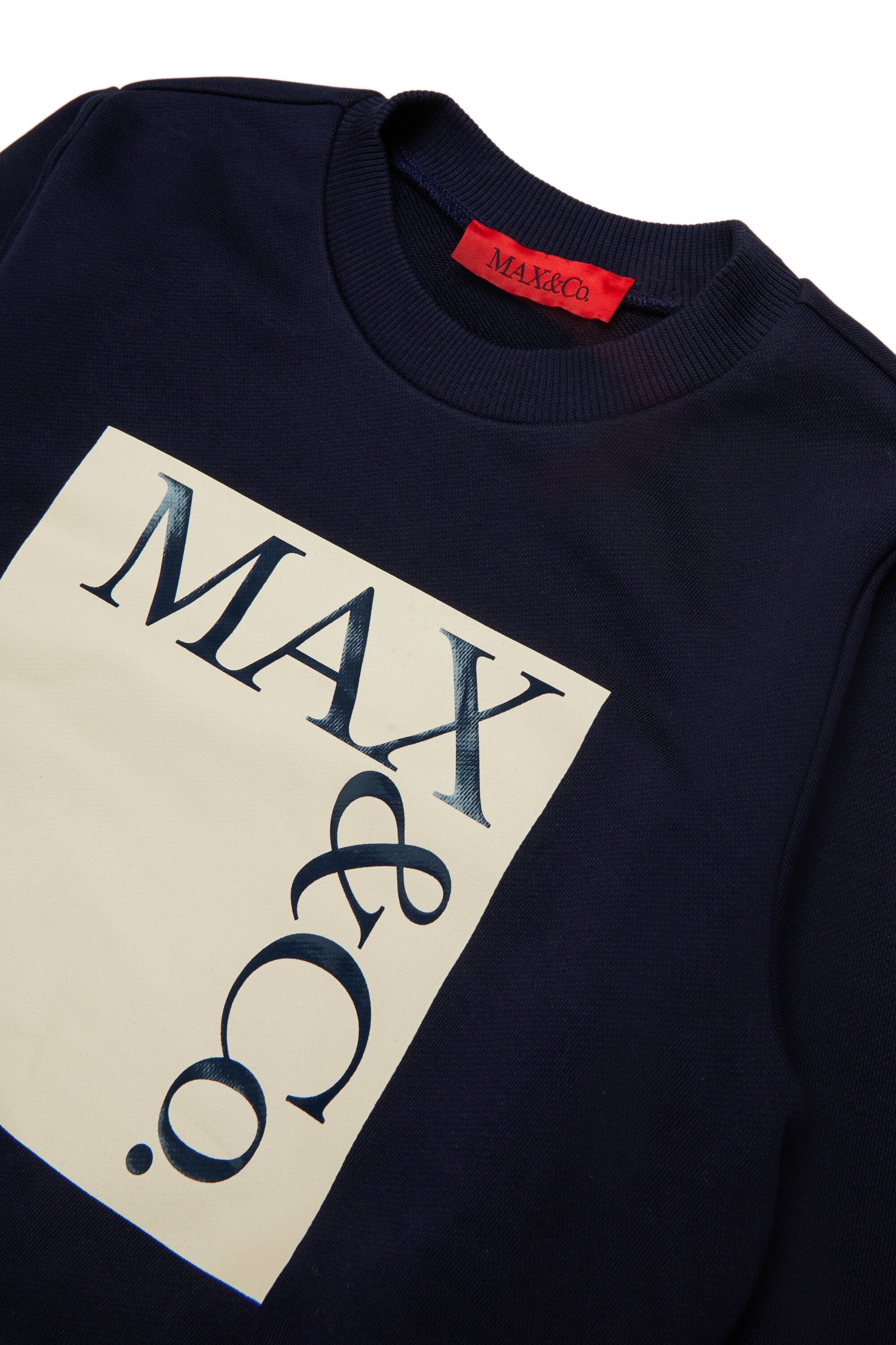 felpa con maxi logo MX0037 MX056 MX854 MAX&CO. KID 
