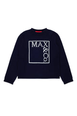 MAX&CO. KID maglione in lana e cachemire Blu
