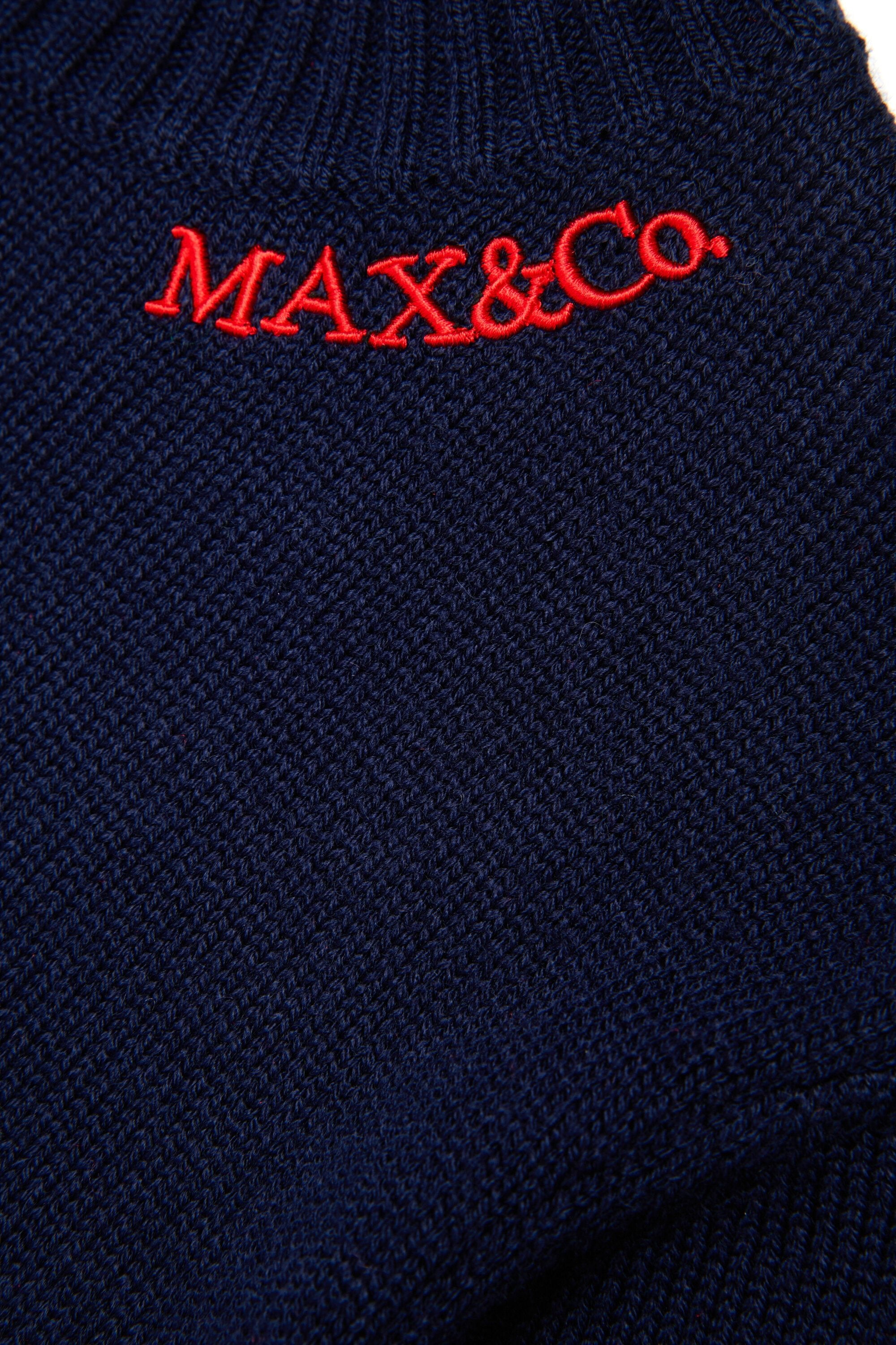 maglione con logo ricamato MX0251 MX043 MX853 MAX&CO. KID 