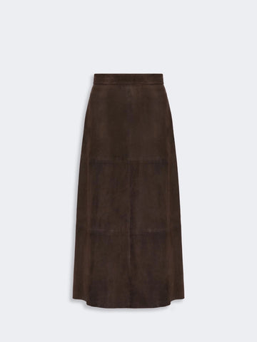 gonna in pelle scamosciata SMMFIORIRE 004 MAXMARA S 