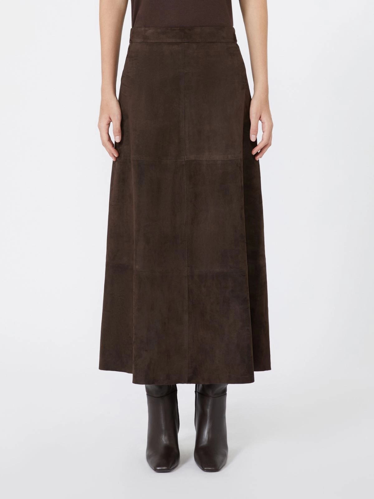 gonna in pelle scamosciata SMMFIORIRE 004 MAXMARA S 