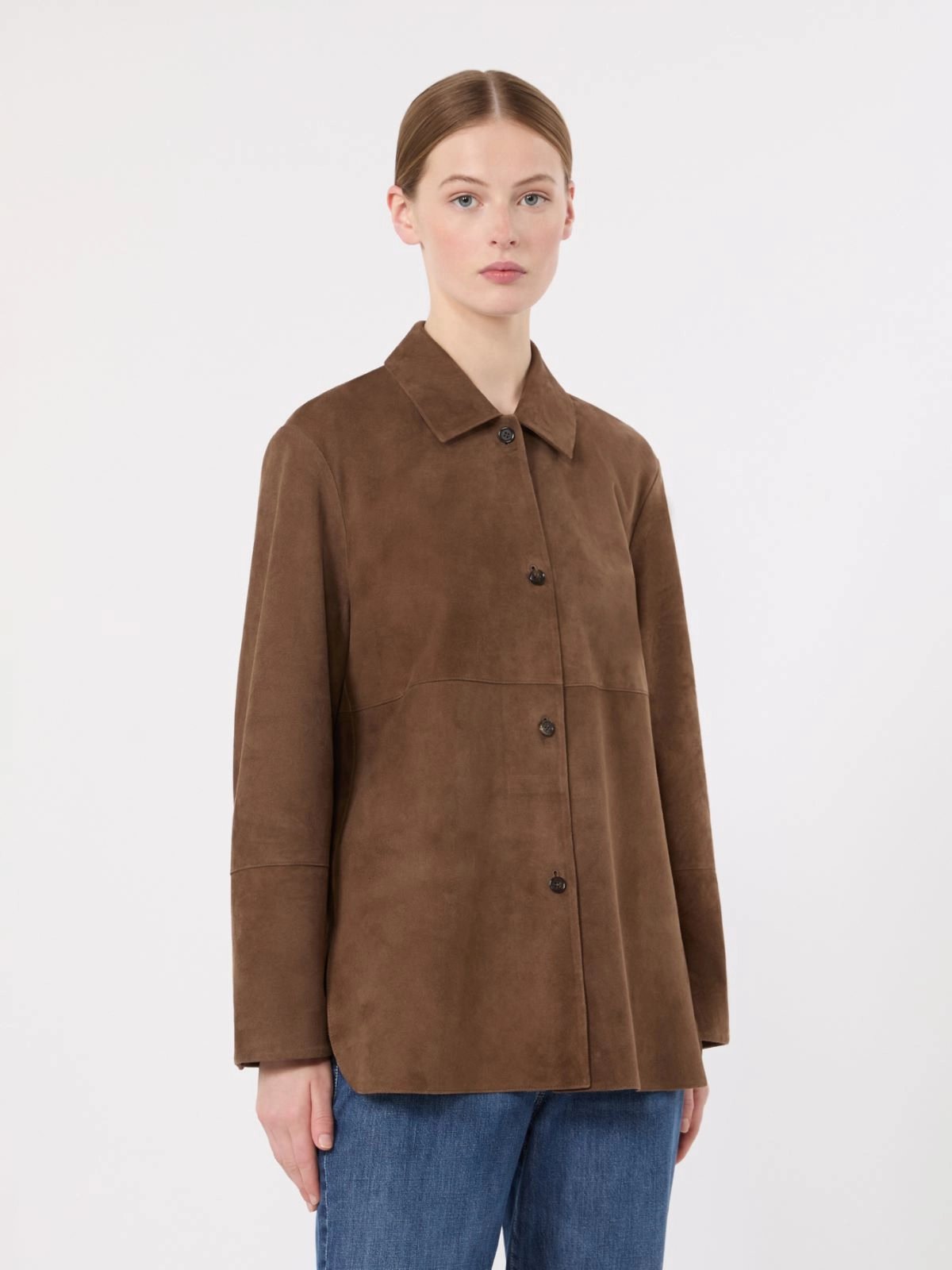 giacca in pelle scamosciata SMMGOCCE 001 MAXMARA S 