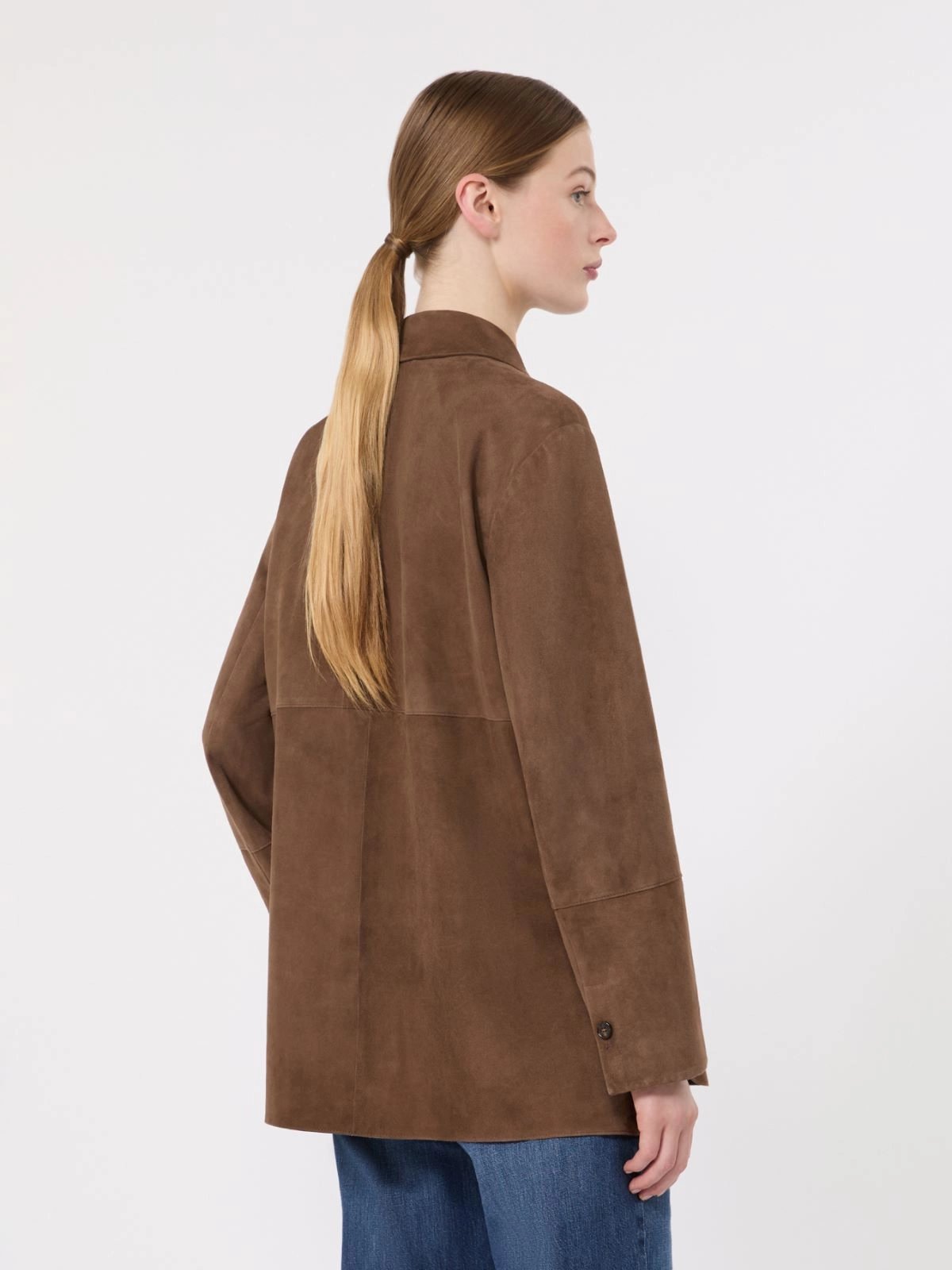 giacca in pelle scamosciata SMMGOCCE 001 MAXMARA S 