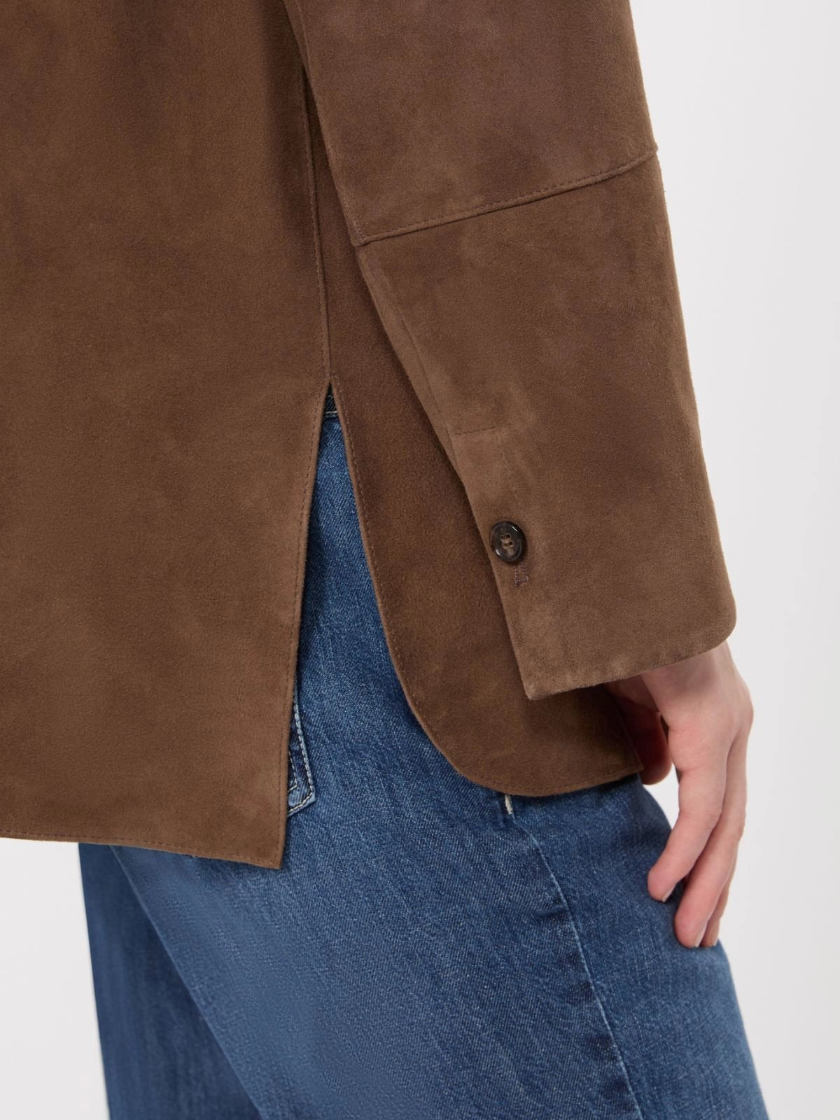 giacca in pelle scamosciata SMMGOCCE 001 MAXMARA S 