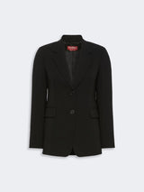 MAXMARA STUDIO blazer monopetto Nero