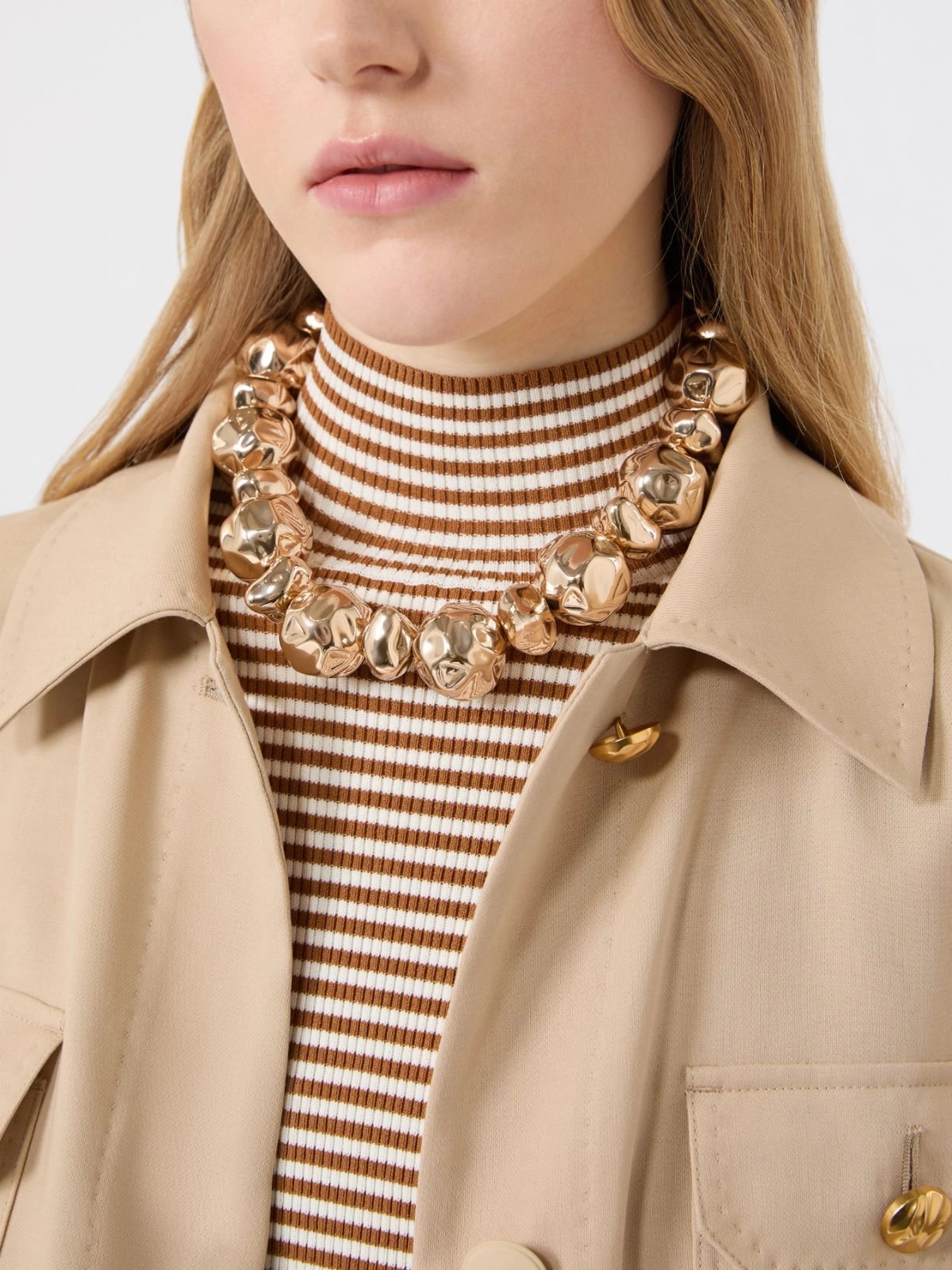 collana con sfere ireegolari MSTAMICI 001 MAXMARA STUDIO 