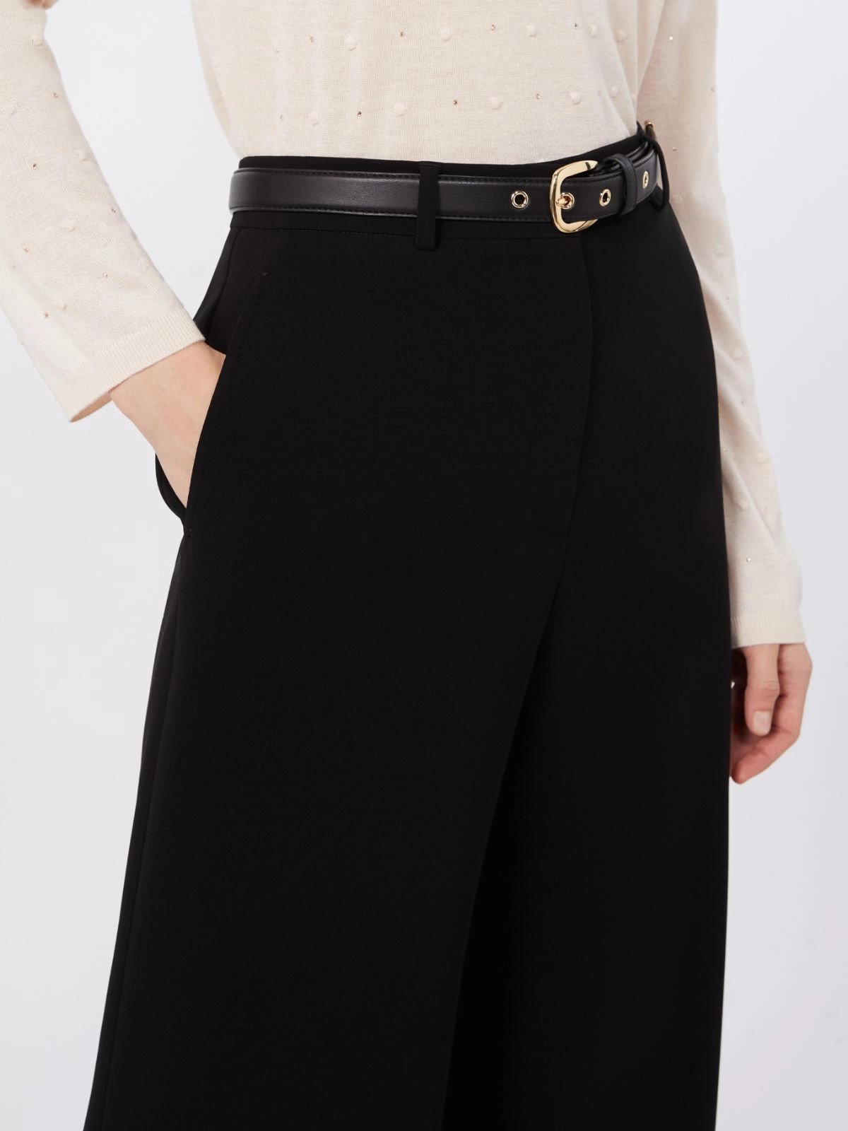 pantalone ampio in cady MSTAMICO 001 MAXMARA STUDIO 