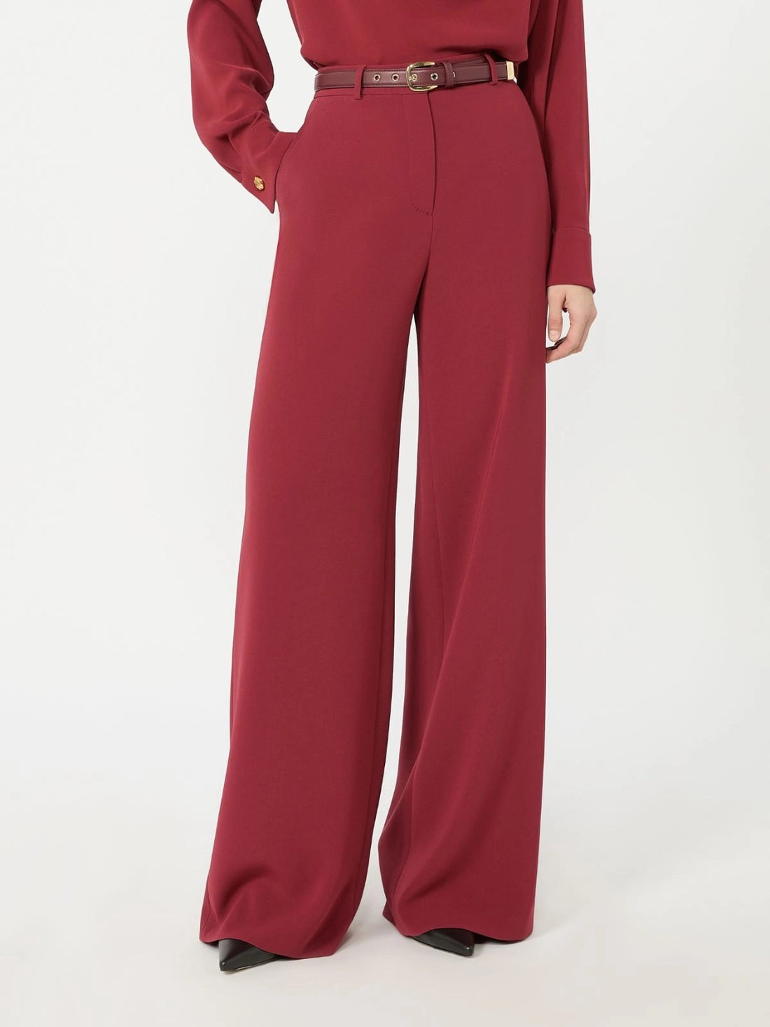 pantalone ampio in cady MSTAMICO 012 MAXMARA STUDIO 