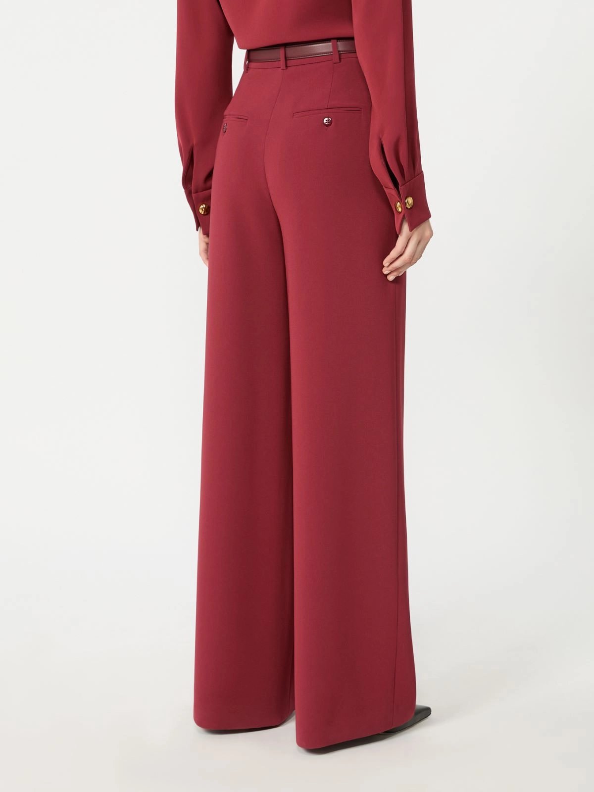 pantalone ampio in cady MSTAMICO 012 MAXMARA STUDIO 