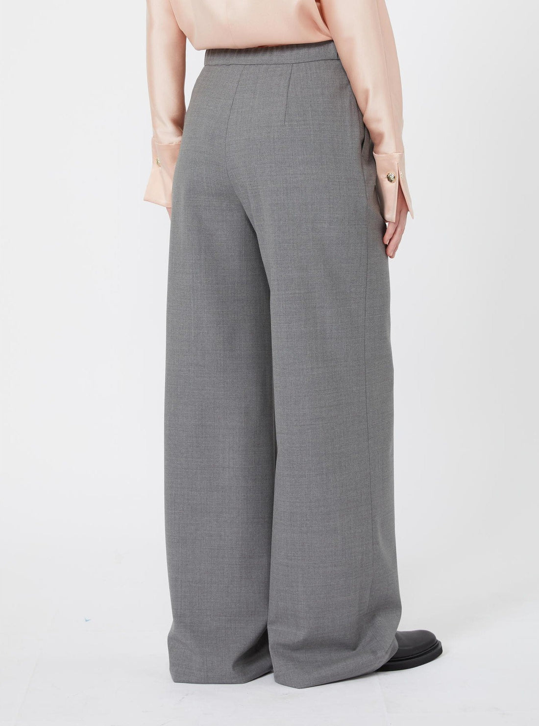 pantalone a coulisse in lana MSTDENARO 010 MAXMARA STUDIO 