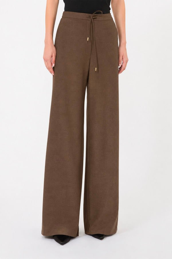 pantalone a coulisse in lana MSTDENARO 020 MAXMARA STUDIO 