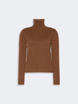 MAXMARA STUDIO Dolcevita in lana e cachemire Marrone