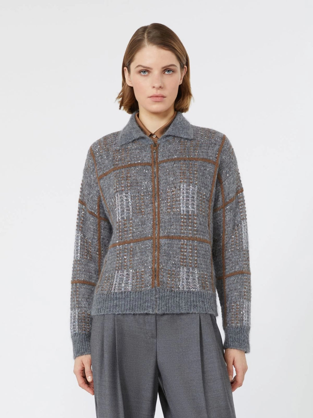 cardigan lavorazione jacquard MSTEGIZIO 001 MAXMARA STUDIO 