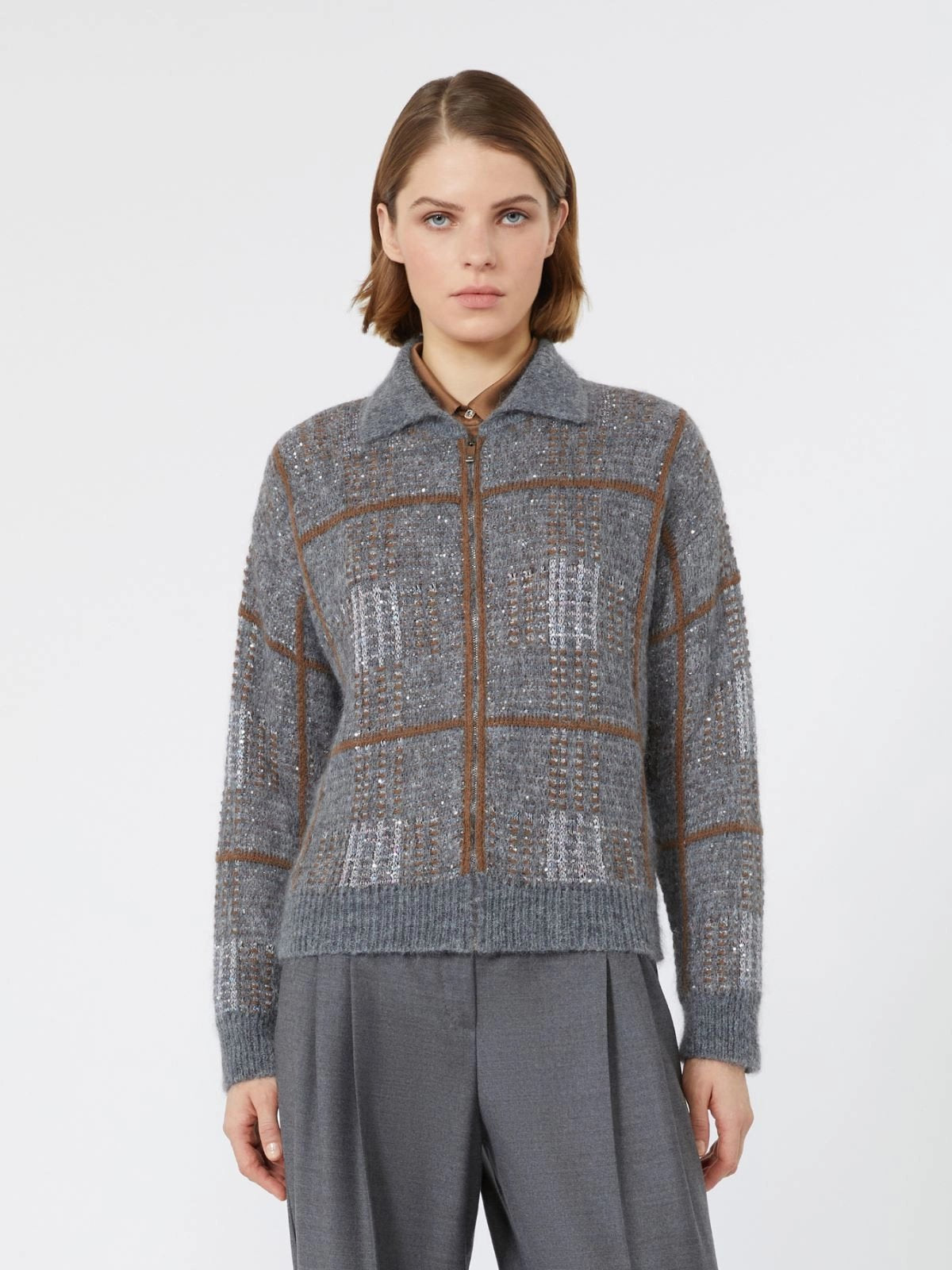 cardigan lavorazione jacquard MSTEGIZIO 001 MAXMARA STUDIO 