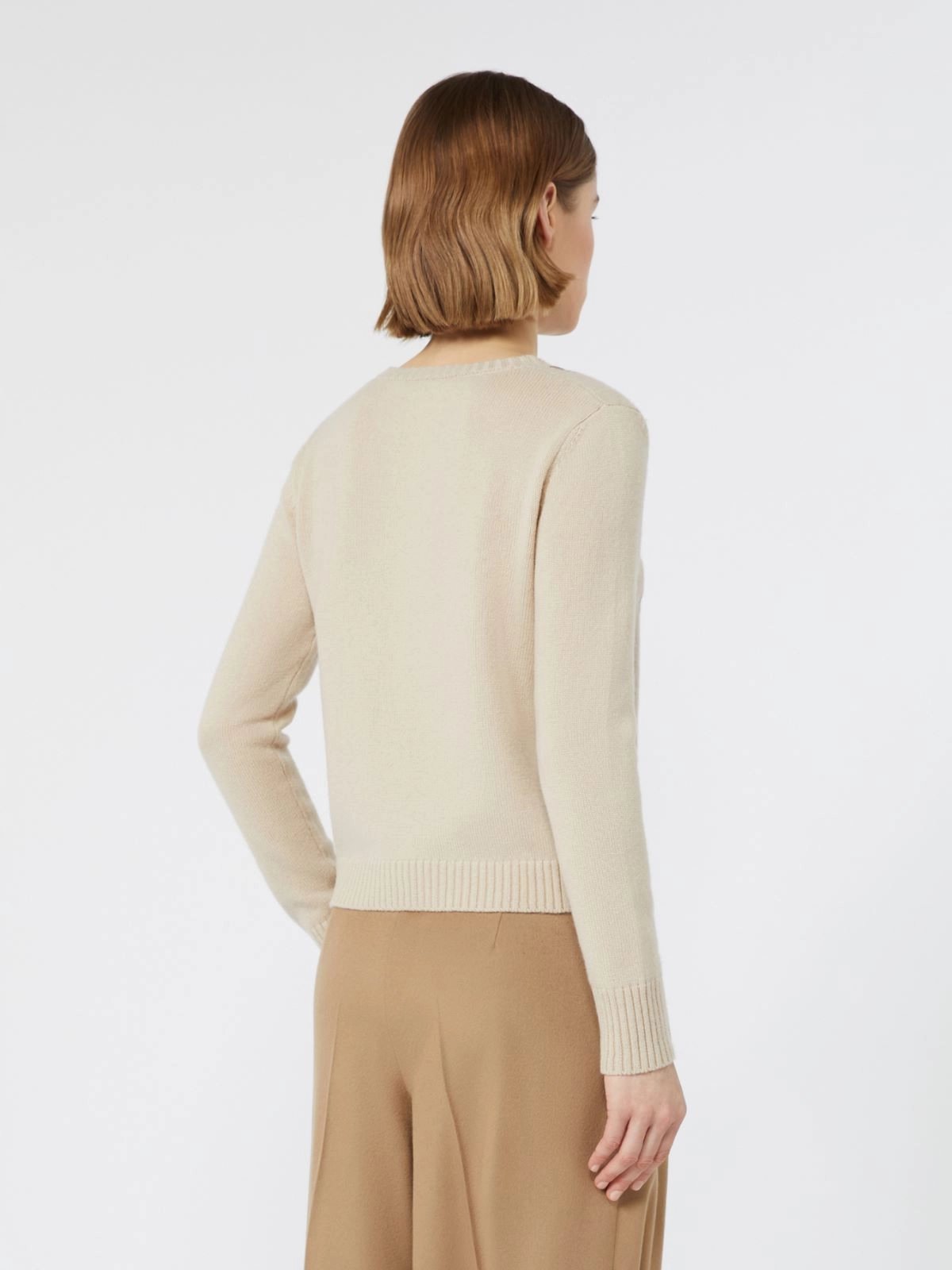 Maglia in lana e cachemire Argyle MSTFARAONE 001 MAXMARA STUDIO 