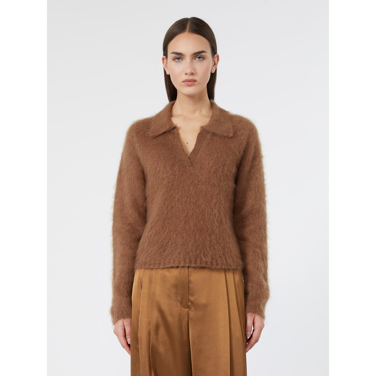maglia con collo a polo MSTFEBE 005 MAXMARA STUDIO 