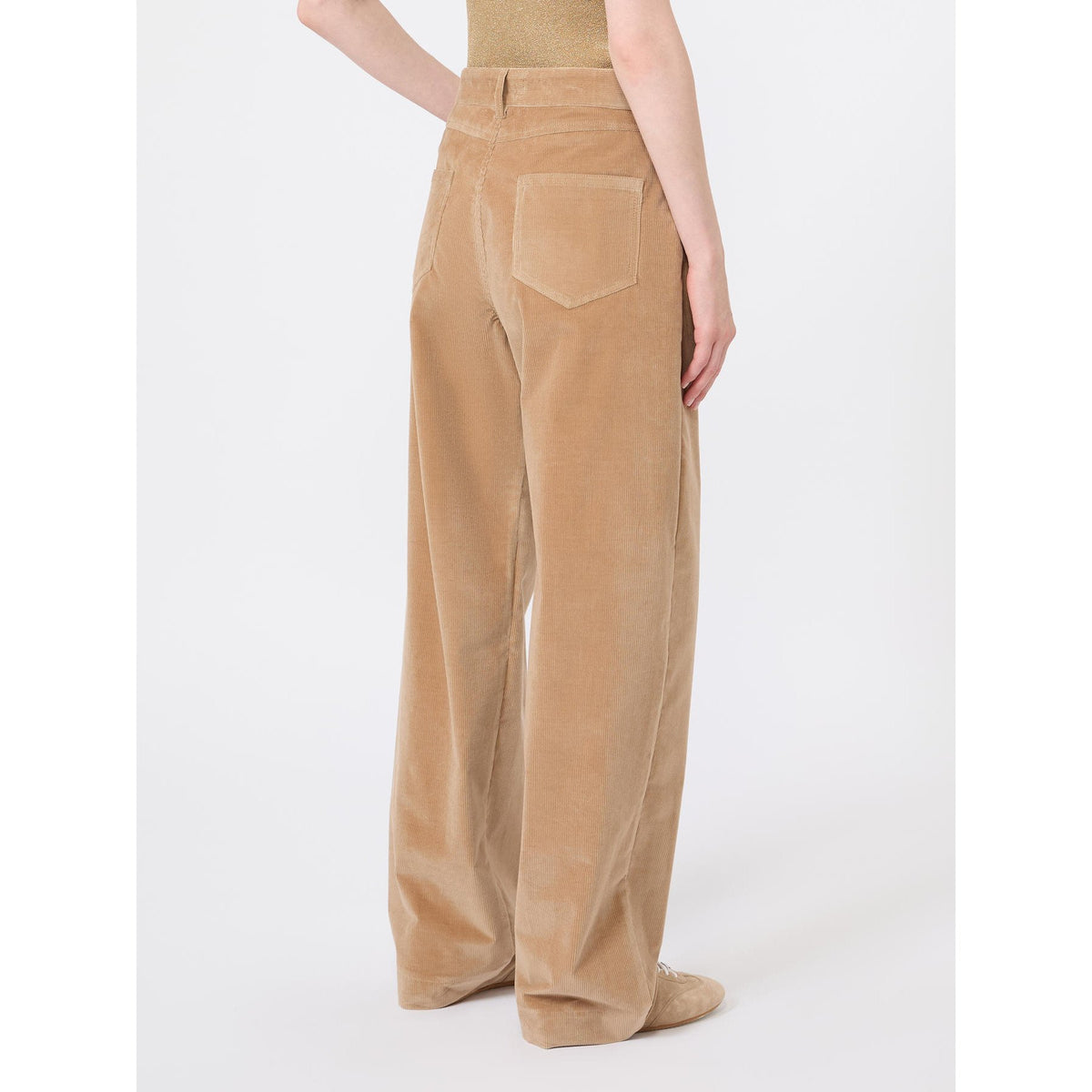 pantalone in velluto elasticizzato MSTFRAGOLA 002 MAXMARA STUDIO 