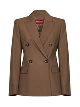 MAXMARA STUDIO blazer doppiopetto Marrone