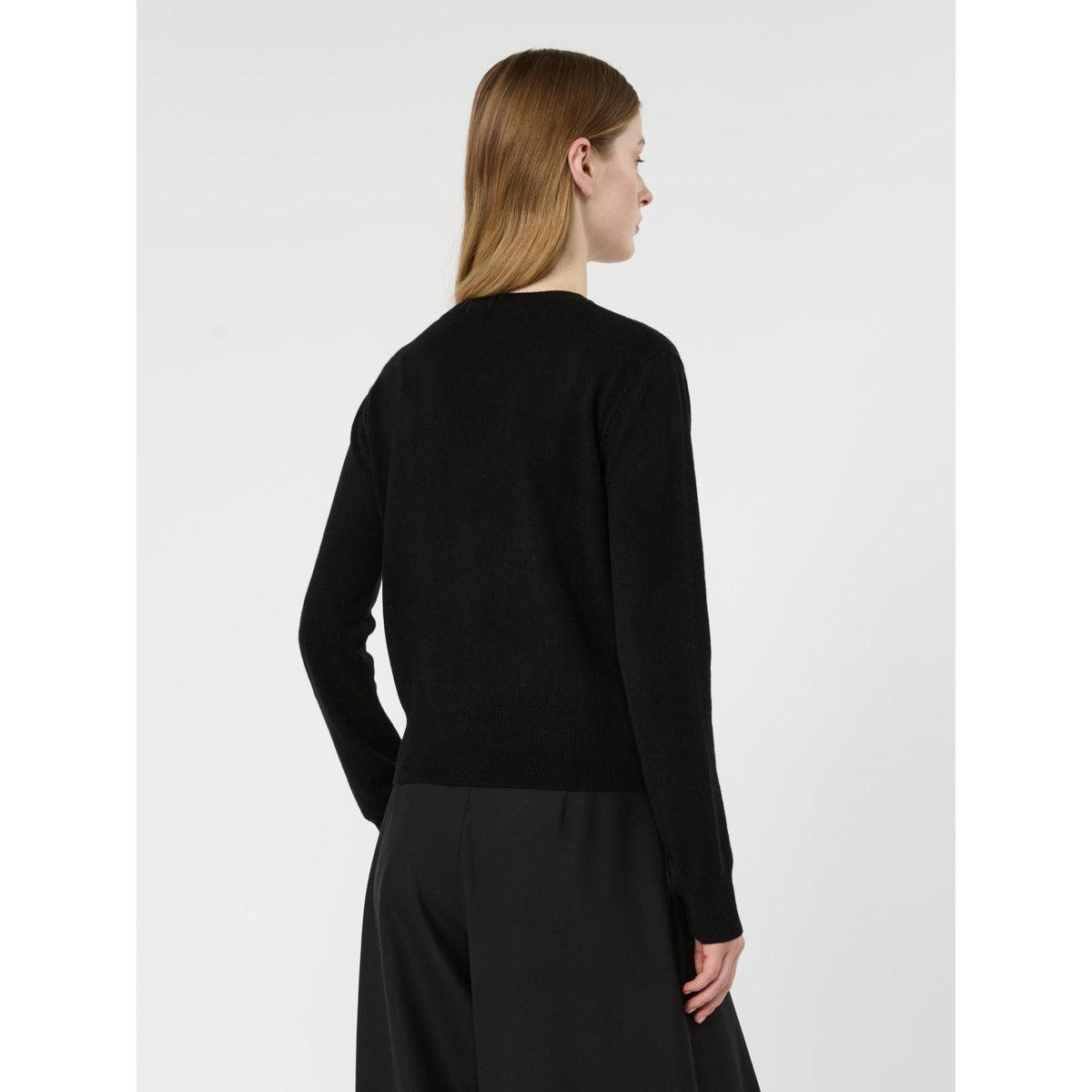 maglia con scollo a v e dettagli MSTLIUTI 010 MAXMARA STUDIO 