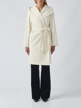 MAXMARA STUDIO cappotto in drap di lana Bianco
