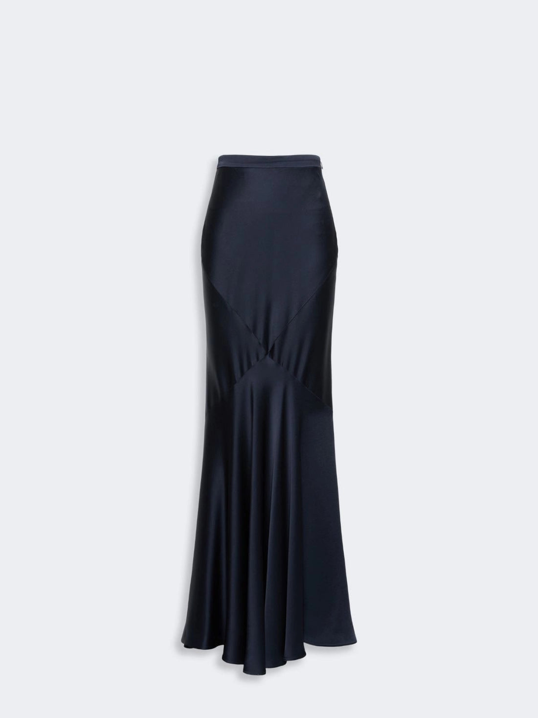 gonna lunga in envers satin MSEACERBO 044 MAXMARA STUDIO ELEGANTE 