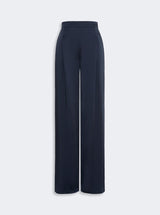 MAXMARA STUDIO ELEGANTE pantalone a palazzo Blu