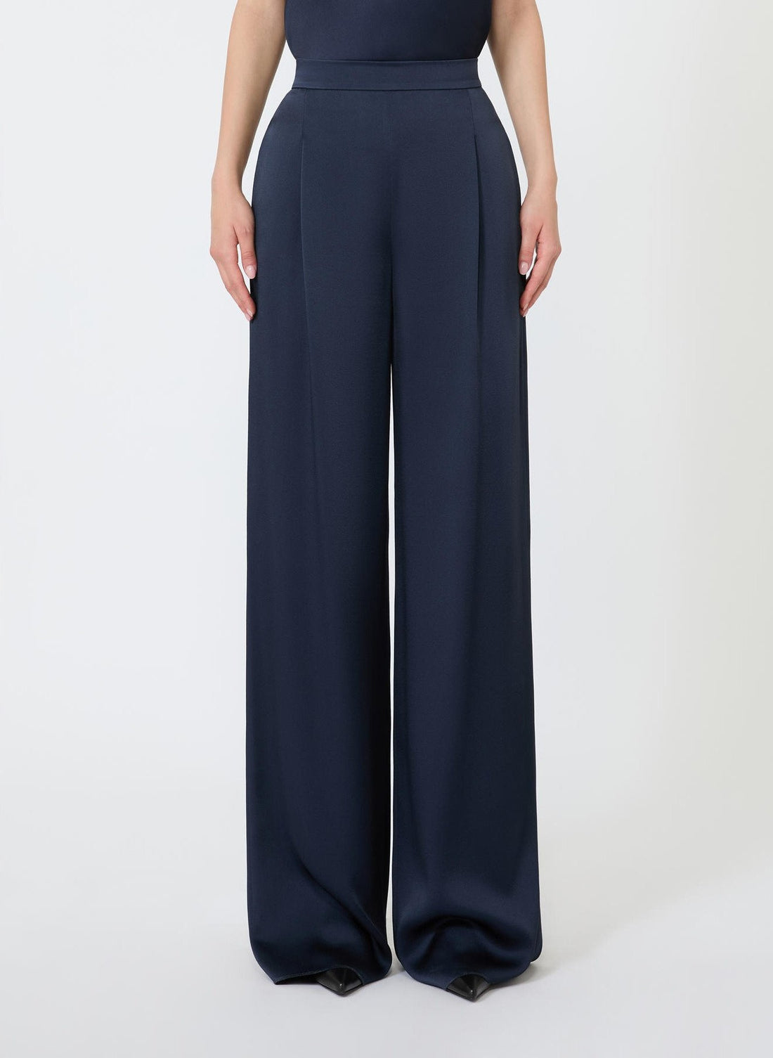 pantalone a palazzo MSEALPACA 044 MAXMARA STUDIO ELEGANTE 