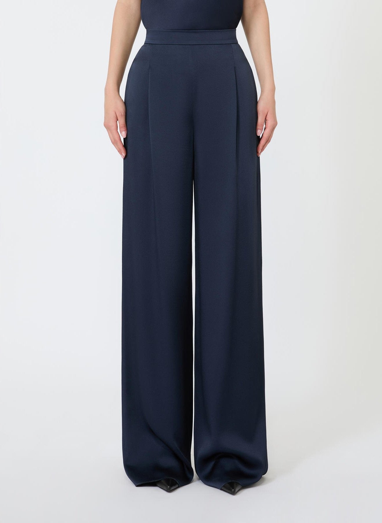 pantalone a palazzo MSEALPACA 044 MAXMARA STUDIO ELEGANTE 