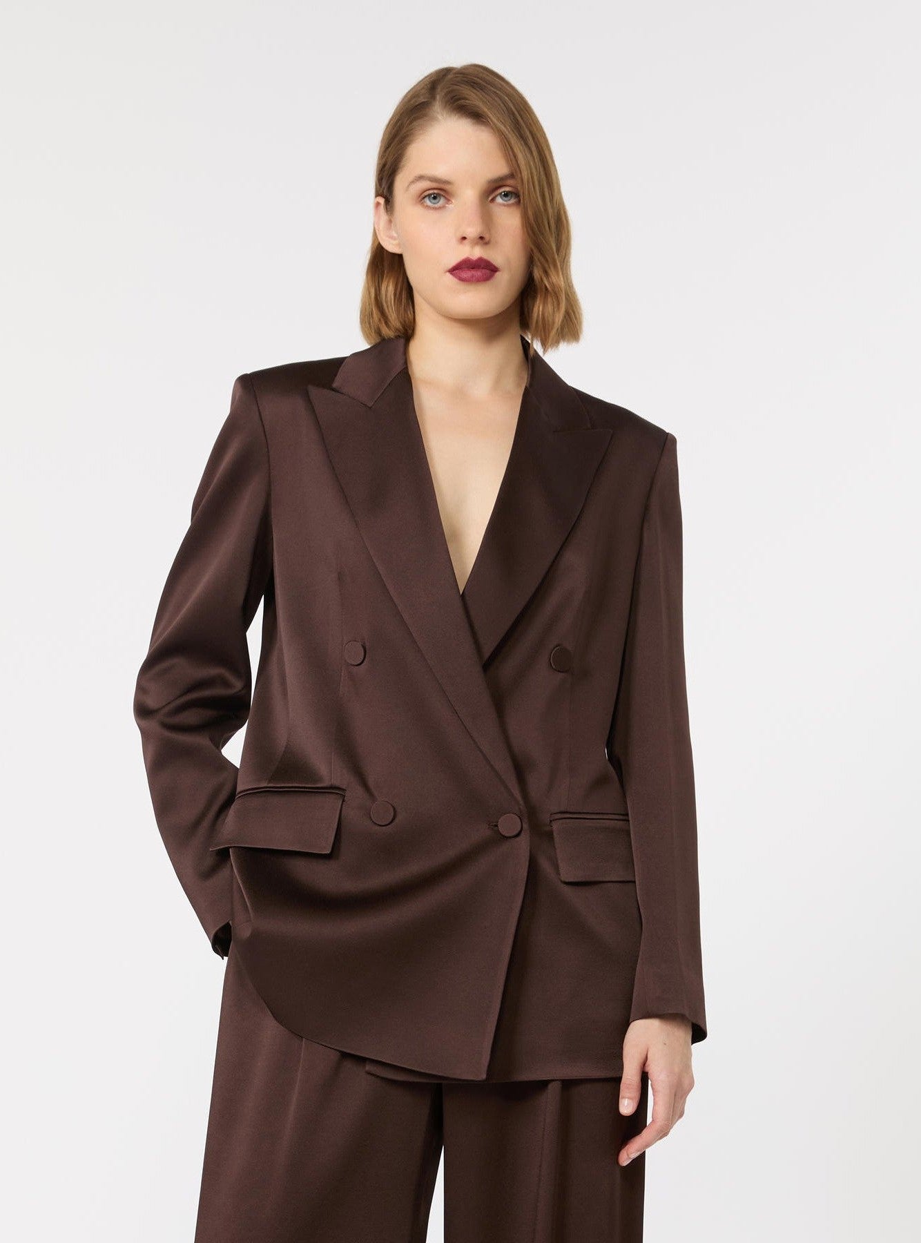 giacca in envers satin MSEARCA 060 MAXMARA STUDIO ELEGANTE 