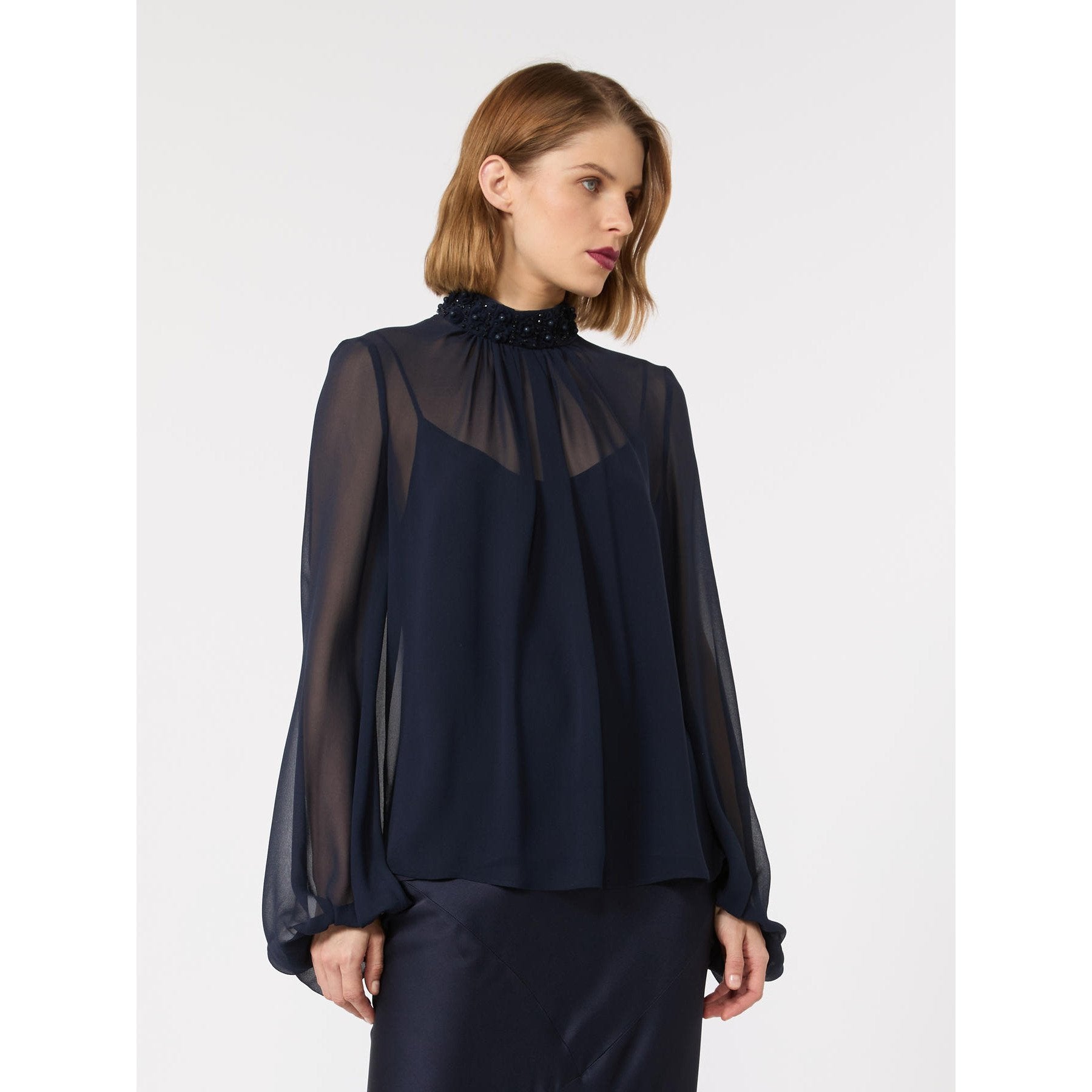blusa in pura seta MSEGIUGNO 006 MAXMARA STUDIO ELEGANTE 