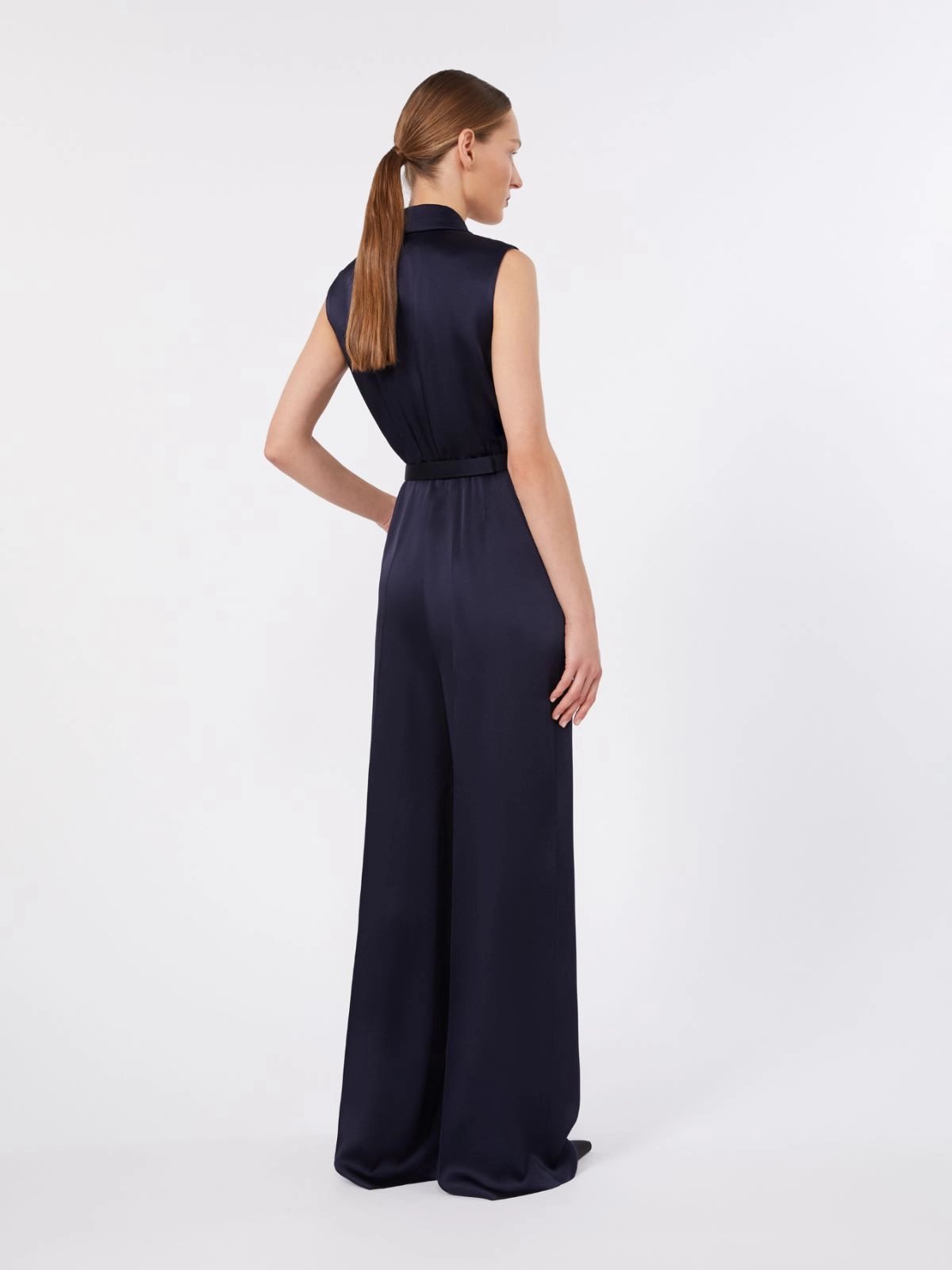tuta smoking in envers satin MSEORARIO 044 MAXMARA STUDIO ELEGANTE 