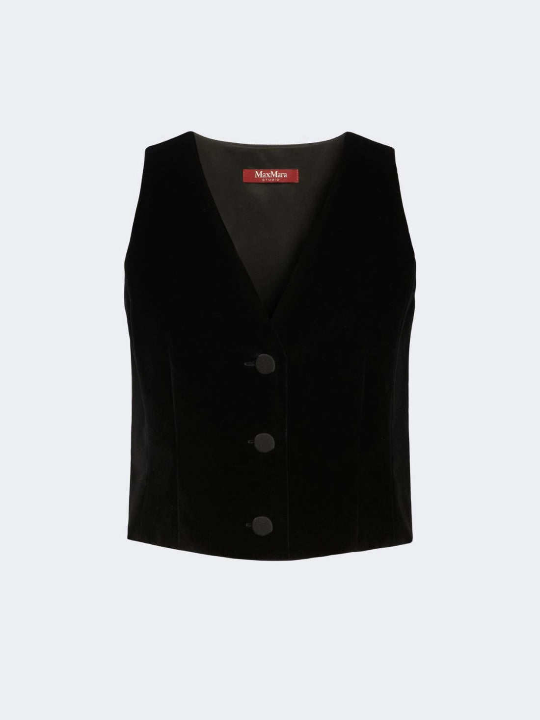 gilet in velluto liscio MSESTREET 007 MAXMARA STUDIO ELEGANTE 