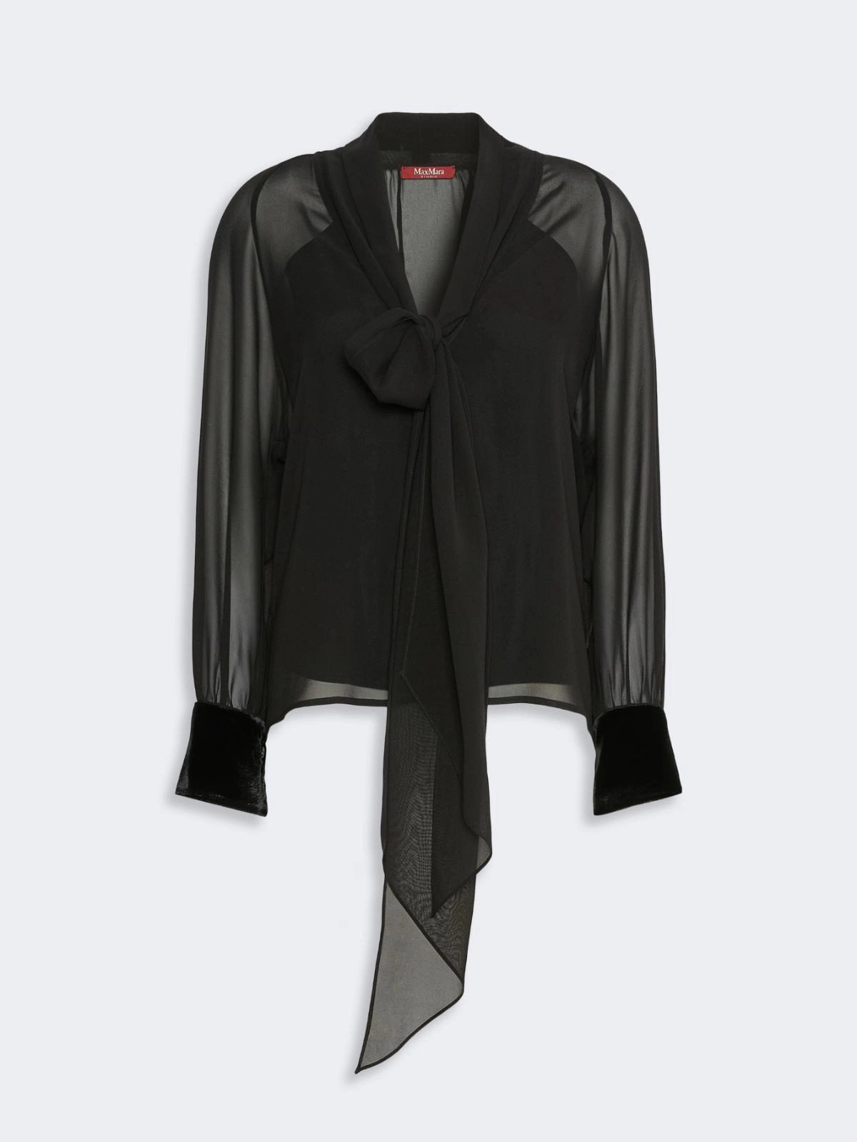 blusa in georgette di seta MSEZATTERA 001 MAXMARA STUDIO ELEGANTE 
