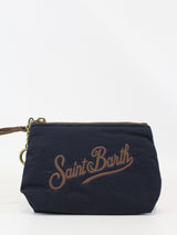 MC2 SAINT BARTH pochette aline mini wax Blu